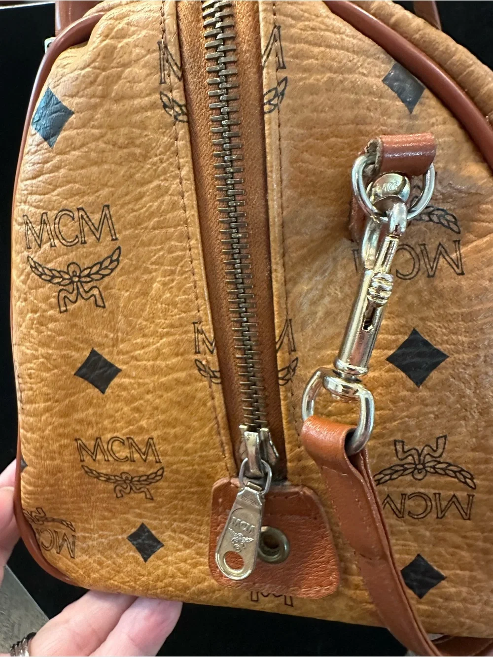 MCM speedy satchel